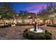 Elegant home with a central courtyard and fountain at 10719 E Rimrock Dr, Scottsdale, AZ 85255