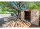 Convenient storage shed in the backyard, providing extra space at 3708 E Joan De Arc Ave, Phoenix, AZ 85032