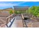 Elevated wooden deck with pergola offering shade at 15234 N 19Th Pl, Phoenix, AZ 85022