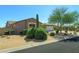 One story home with two car garage and manicured desert landscaping at 7855 E Kramer St, Mesa, AZ 85207