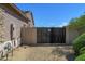 Private gated entry to the backyard at 7855 E Kramer St, Mesa, AZ 85207