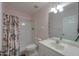 Clean bathroom with shower/tub and vanity at 4906 E Lake Point Cir, Phoenix, AZ 85044