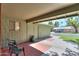 Covered patio with brick flooring at 4906 E Lake Point Cir, Phoenix, AZ 85044