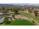 Aerial view of home on golf course with lake access at 4906 E Lake Point Cir, Phoenix, AZ 85044