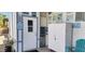 Outdoor kitchen with mini fridge and storage at 2233 E Behrend Dr # 41, Phoenix, AZ 85024