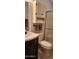 Bathroom features a vanity with a modern sink and shower at 2233 E Behrend Dr # 41, Phoenix, AZ 85024