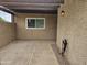 Covered patio area with concrete flooring and a pergola at 3345 E University Dr # 25, Mesa, AZ 85213