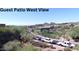 Guest patio looking out to a luxury community in the mountains at 10039 N Mcdowell View Trl, Fountain Hills, AZ 85268