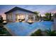 Luxury pool and patio area with fire features at 10039 N Mcdowell View Trl, Fountain Hills, AZ 85268