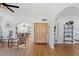 Spacious living room with hardwood floors and fireplace at 73 W Lewis Ave, Phoenix, AZ 85003