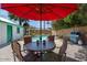 Inviting backyard oasis with a sparkling pool and patio seating at 73 W Lewis Ave, Phoenix, AZ 85003