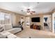 Open loft perfect for a secondary living space with large TV and comfy seating at 2104 E 36Th Ave, Apache Junction, AZ 85119
