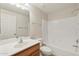 Clean bathroom with a tub and shower combination at 14575 W Mountain View Blvd # 221, Surprise, AZ 85374