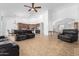 Open concept living area with kitchen and dining views at 9845 E Inglewood St, Mesa, AZ 85207