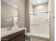 Modern bathroom with a large shower and updated vanity at 787 W Rock Needle Trl, Apache Junction, AZ 85120