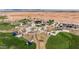 Aerial view of a community park with walking paths and recreational areas at 787 W Rock Needle Trl, Apache Junction, AZ 85120