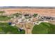 Aerial view of the community park with open green space at 1449 W Saddle Run, Apache Junction, AZ 85120