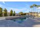 Relaxing pool and spa area with palm trees at 12222 N 74Th St, Scottsdale, AZ 85260