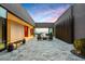 Private courtyard with seating area and desert landscaping at 42515 N 102Nd St, Scottsdale, AZ 85262