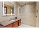 Spa-like bathroom with a large walk-in shower and modern vanity at 42515 N 102Nd St, Scottsdale, AZ 85262