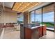 Wet bar and wine room with expansive views at 42515 N 102Nd St, Scottsdale, AZ 85262