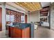 Elegant wine room featuring a bar and fireplace at 42515 N 102Nd St, Scottsdale, AZ 85262