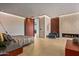 Bright bedroom with fireplace and mountain views at 42515 N 102Nd St, Scottsdale, AZ 85262