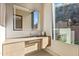 Elegant bathroom with single vanity and mountain view at 42515 N 102Nd St, Scottsdale, AZ 85262