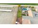Aerial view showing a house, pool, and expansive backyard at 376 N Iron Horse Dr, Coolidge, AZ 85128