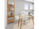 Bright home office features built-in shelving and a large desk at 20100 N 78Th Pl # 2179, Scottsdale, AZ 85255