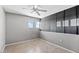 Bright bedroom with tile floors and a ceiling fan at 20100 N 78Th Pl # 2179, Scottsdale, AZ 85255