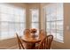 Bright breakfast nook with wood table and chairs, offering ample natural light at 14950 W Mountain View Blvd # 1203, Surprise, AZ 85374