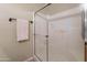Updated shower with sliding glass doors at 14950 W Mountain View Blvd # 1203, Surprise, AZ 85374
