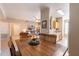 Dining area with a view of the living room and kitchen at 14950 W Mountain View Blvd # 1203, Surprise, AZ 85374
