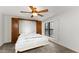 Bedroom with a murphy bed and large window at 5122 N 31St Way # 227, Phoenix, AZ 85016