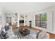 Living room with hardwood floors and stylish furniture at 5122 N 31St Way # 227, Phoenix, AZ 85016