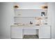Home office with built-in shelving and desk at 5122 N 31St Way # 227, Phoenix, AZ 85016