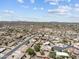 Wide aerial view of a suburban neighborhood with desert landscape at 245 N Aztec Trl, Wickenburg, AZ 85390