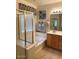 Bathroom with a shower, soaking tub and double vanity at 29922 N Little Leaf Dr, San Tan Valley, AZ 85143