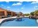 Stunning pool and spa with a large patio area at 6812 E Monterra Way, Scottsdale, AZ 85266