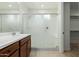 Clean bathroom with shower and single vanity at 19314 S 208Th Pl, Queen Creek, AZ 85142