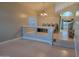 Open living area with high ceilings and decorative wall detail at 427 E Mayfield Dr, San Tan Valley, AZ 85143
