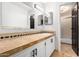 Bathroom with updated vanity and tiled shower/tub at 7625 E Camelback Rd # A418, Scottsdale, AZ 85251