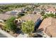 Two-story house aerial view, tile roof, neighborhood perspective at 11040 E Tumbleweed Ave, Mesa, AZ 85212
