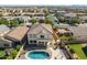 Two-story house, tile roof, pool, neighborhood view at 11040 E Tumbleweed Ave, Mesa, AZ 85212