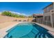 Inviting swimming pool in a sunny backyard at 11040 E Tumbleweed Ave, Mesa, AZ 85212