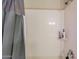 Shower stall with gray shower curtain at 11040 E Tumbleweed Ave, Mesa, AZ 85212