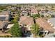 Two-story house with tile roof, aerial neighborhood view at 11040 E Tumbleweed Ave, Mesa, AZ 85212