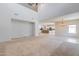 Spacious living room with high ceilings and an open floor plan at 11040 E Tumbleweed Ave, Mesa, AZ 85212