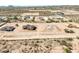 Aerial view of lots, including one under construction at 4655 W Bonnie Ln, Queen Creek, AZ 85144